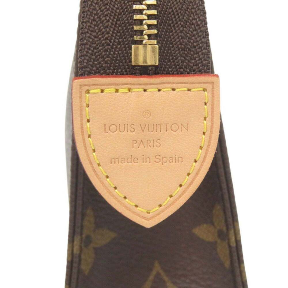 LOUIS VUITTON Authentic Brown Monogram Pouch - Picture 7 of 8